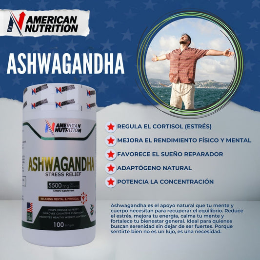 ASHWAGANDHA X 100 SOFTGELS