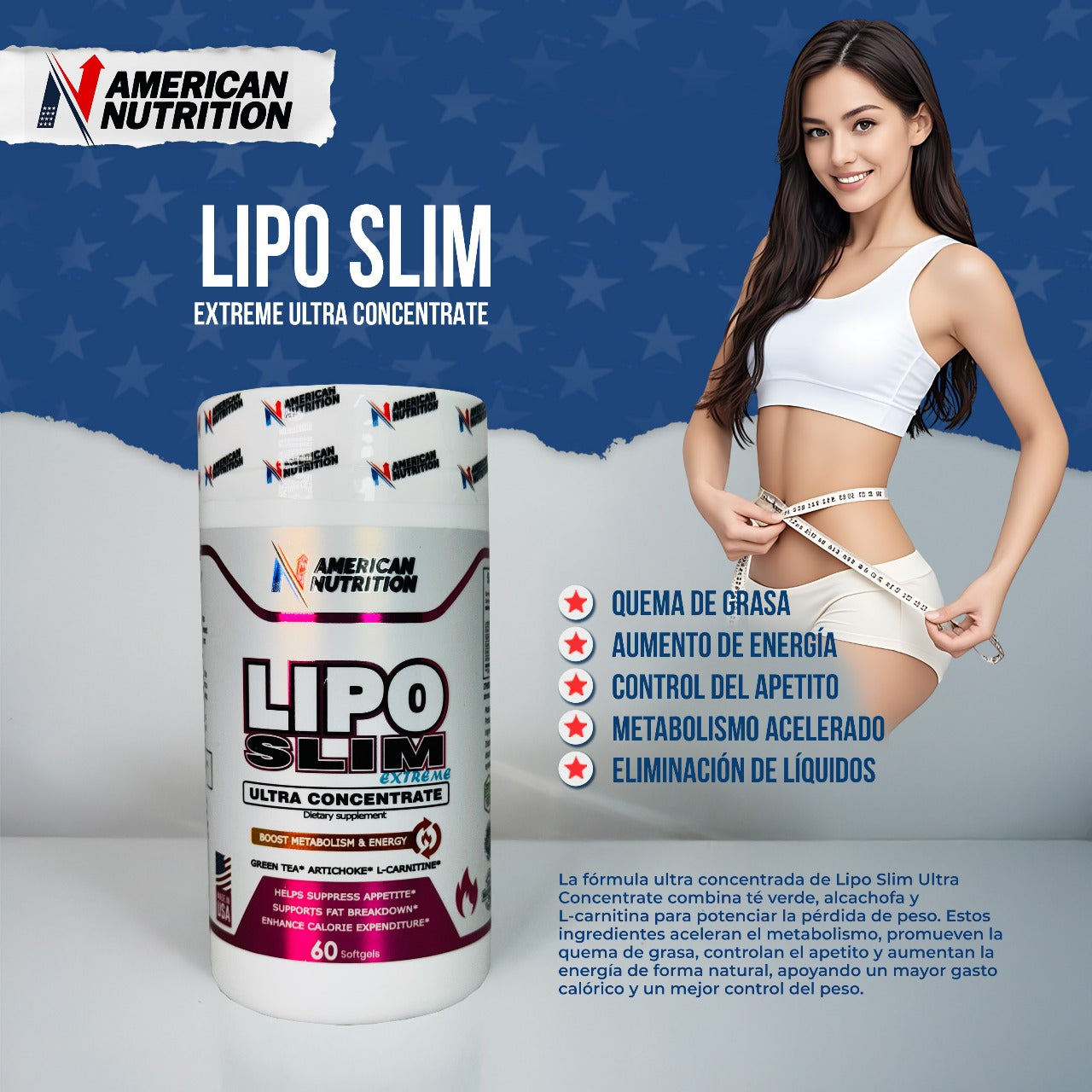LIPO SLIM ULTRA CONCENTRATE X 60 SOFTGEL